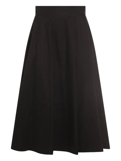 Cotton Midi Skirt