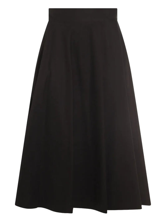 Cotton Midi Skirt