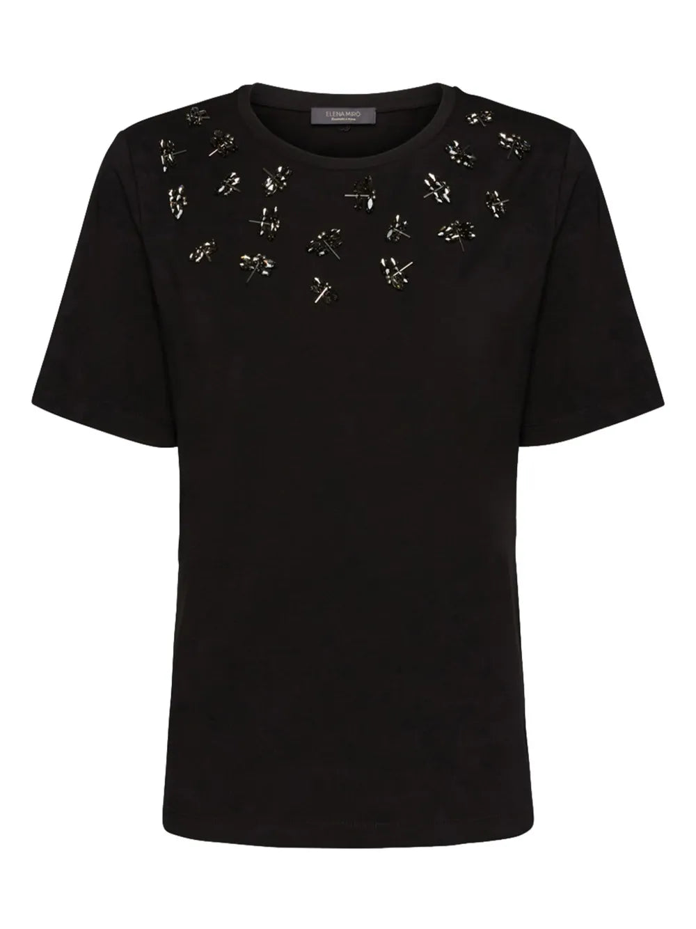 Embroidered-Motif T-Shirt