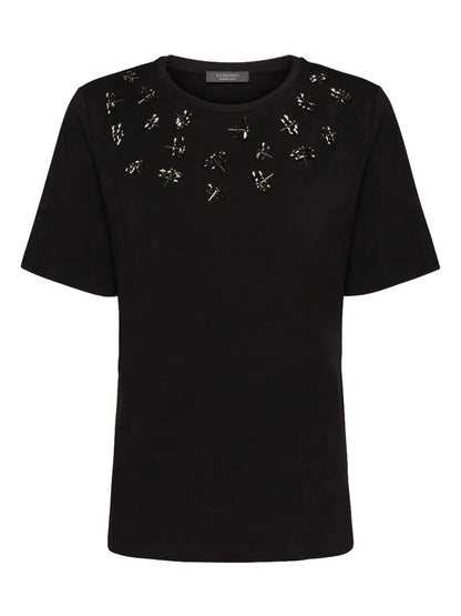Embroidered-Motif T-Shirt