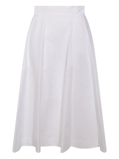 Cotton Midi Skirt