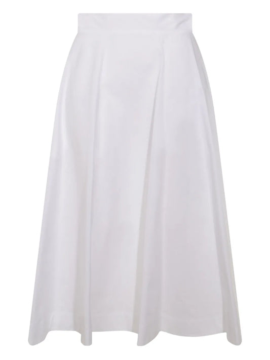 Cotton Midi Skirt