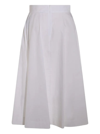 Cotton Midi Skirt