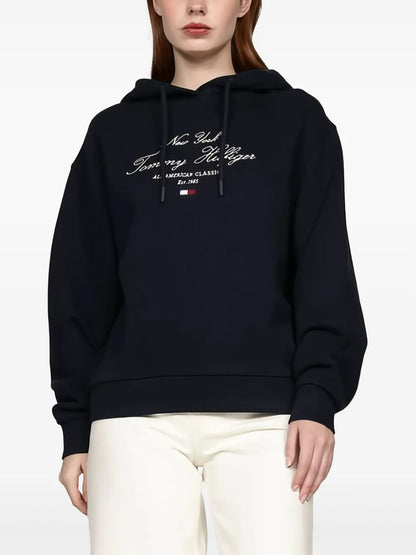 Logo-Embroidered Hoodie