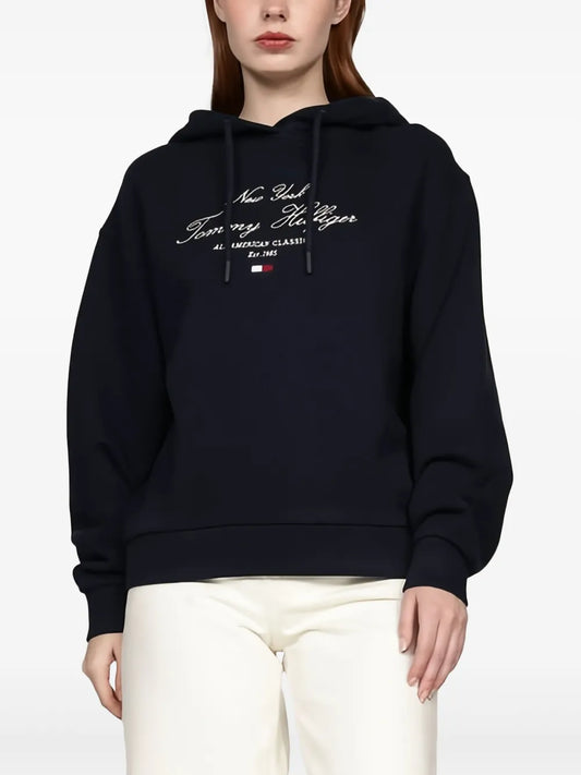 Logo-Embroidered Hoodie