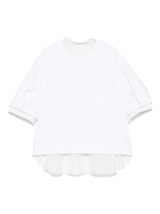 Striped Panelled T-Shirt