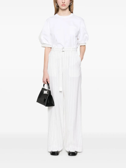 Pinstripe Palazzo Trousers