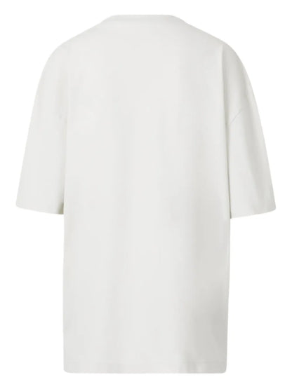 Numbers-Embroidered T-Shirt