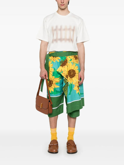 Fence-Printed T-Shirt