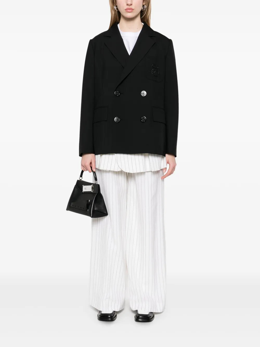 Logo-Appliqué Blazer