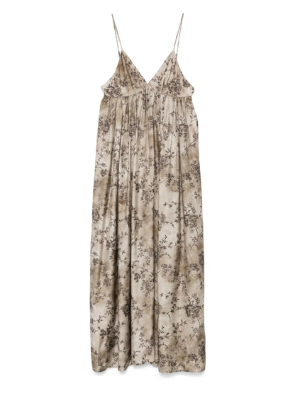 Floral-Print Maxi Dress
