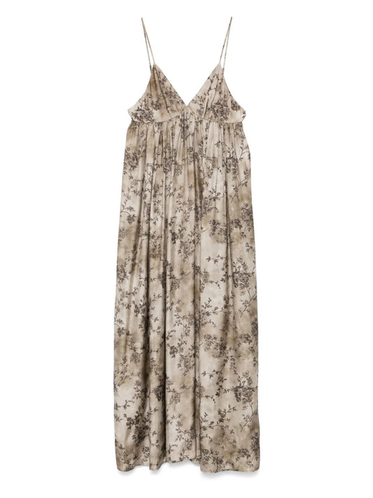 Floral-Print Maxi Dress