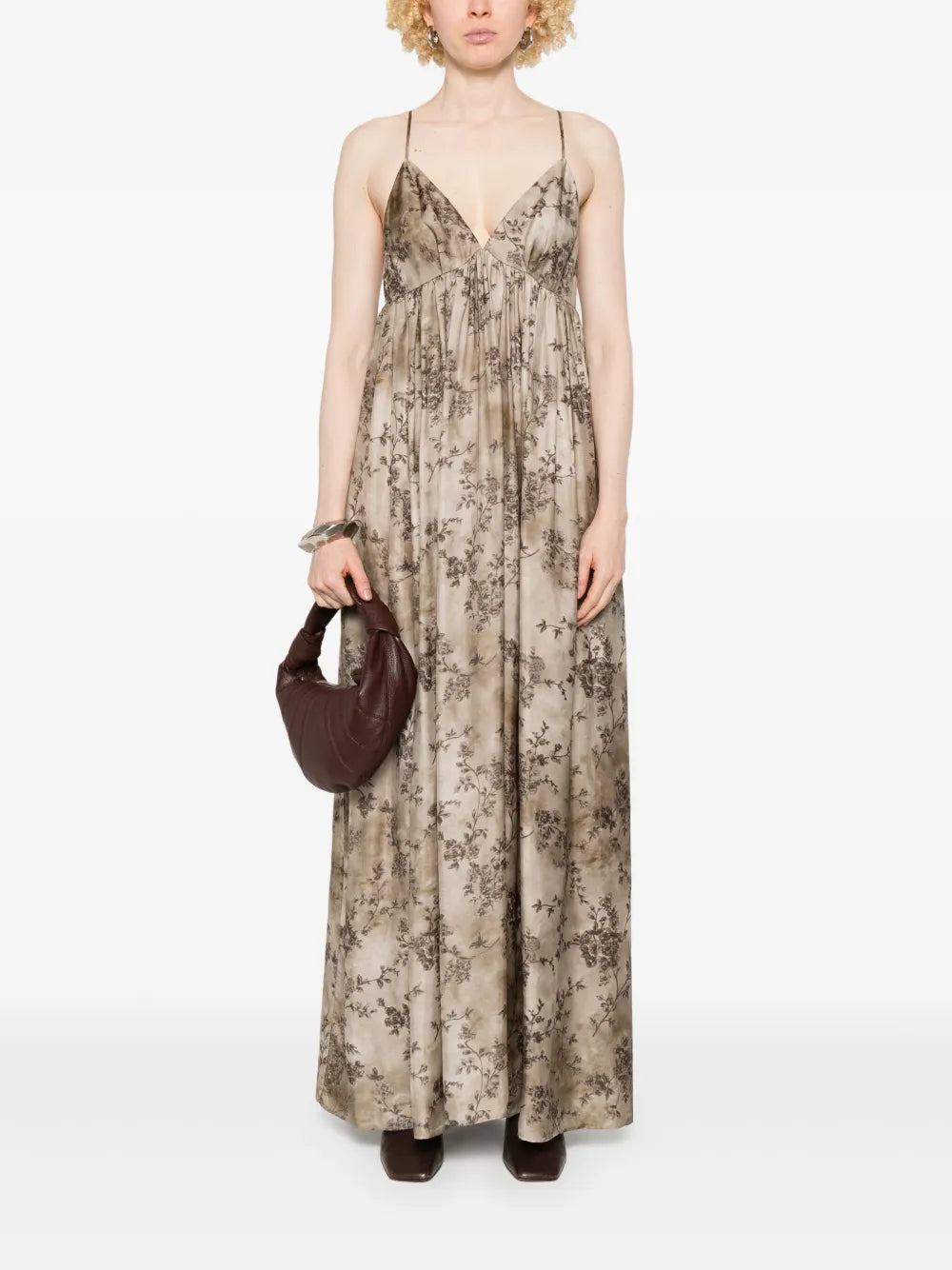 Floral-Print Maxi Dress