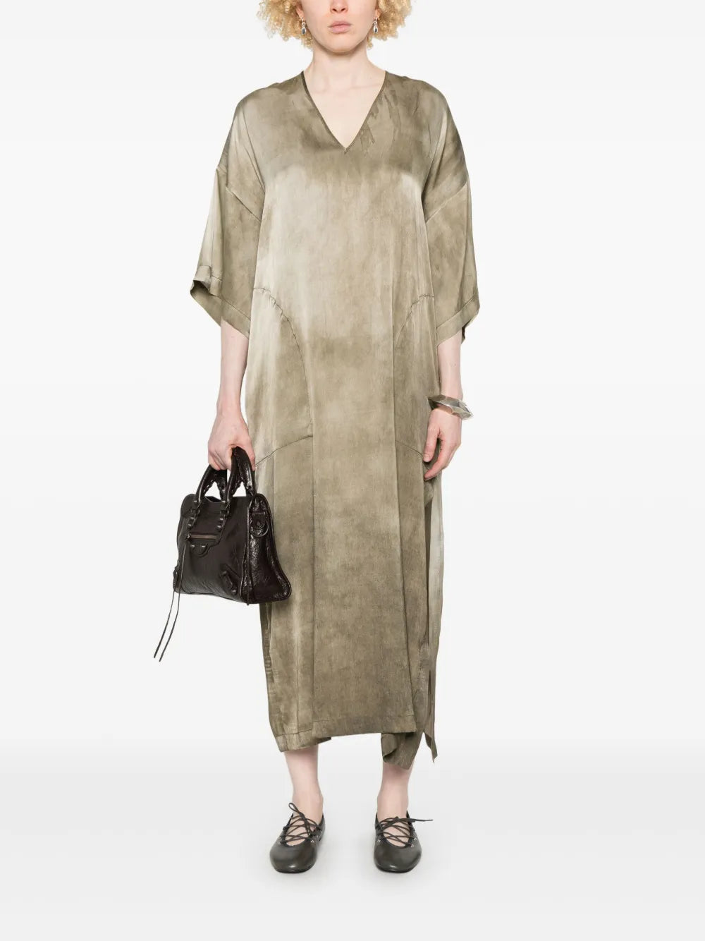 Satin Midi Dress