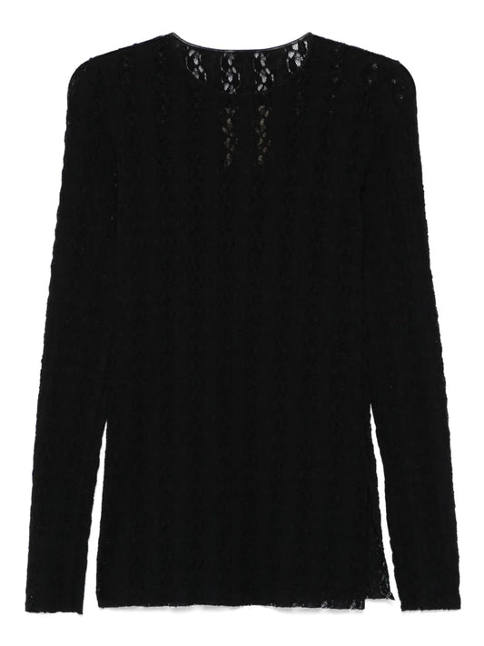 Semi-Sheer Top