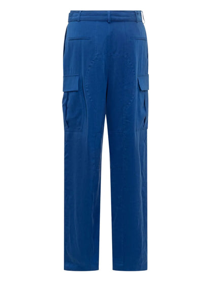Lyocell Straight-Leg Trousers