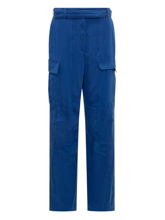 Lyocell Straight-Leg Trousers