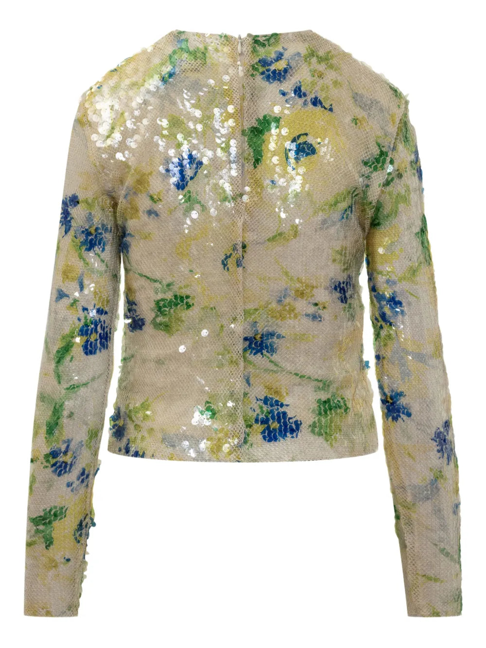 Sequin-Embellished Blouse