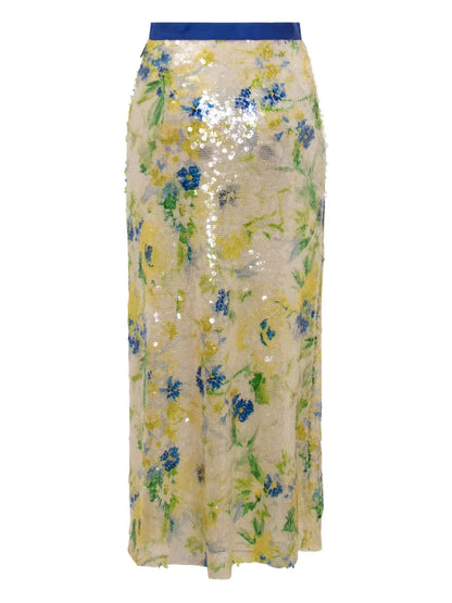 Sequinned Maxi Skirt