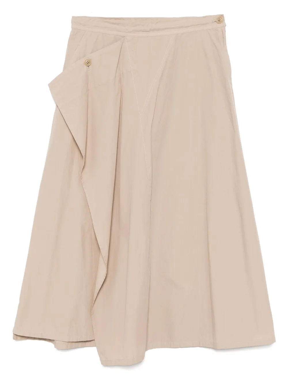 Garment Dyeing Front Triangle Stitch Skirt
