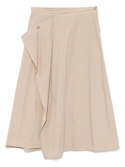 Garment Dyeing Front Triangle Stitch Skirt