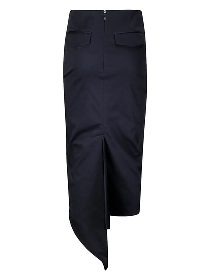Asymmetric Midi Skirt