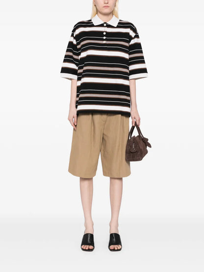 Striped Polo Top