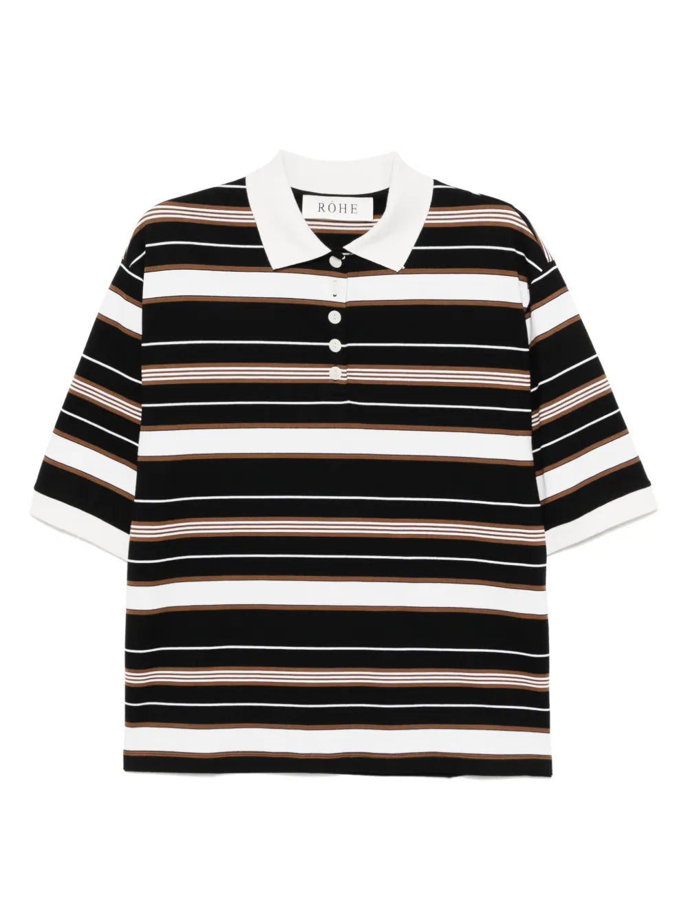 Striped Polo Top