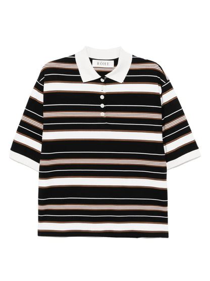Striped Polo Top
