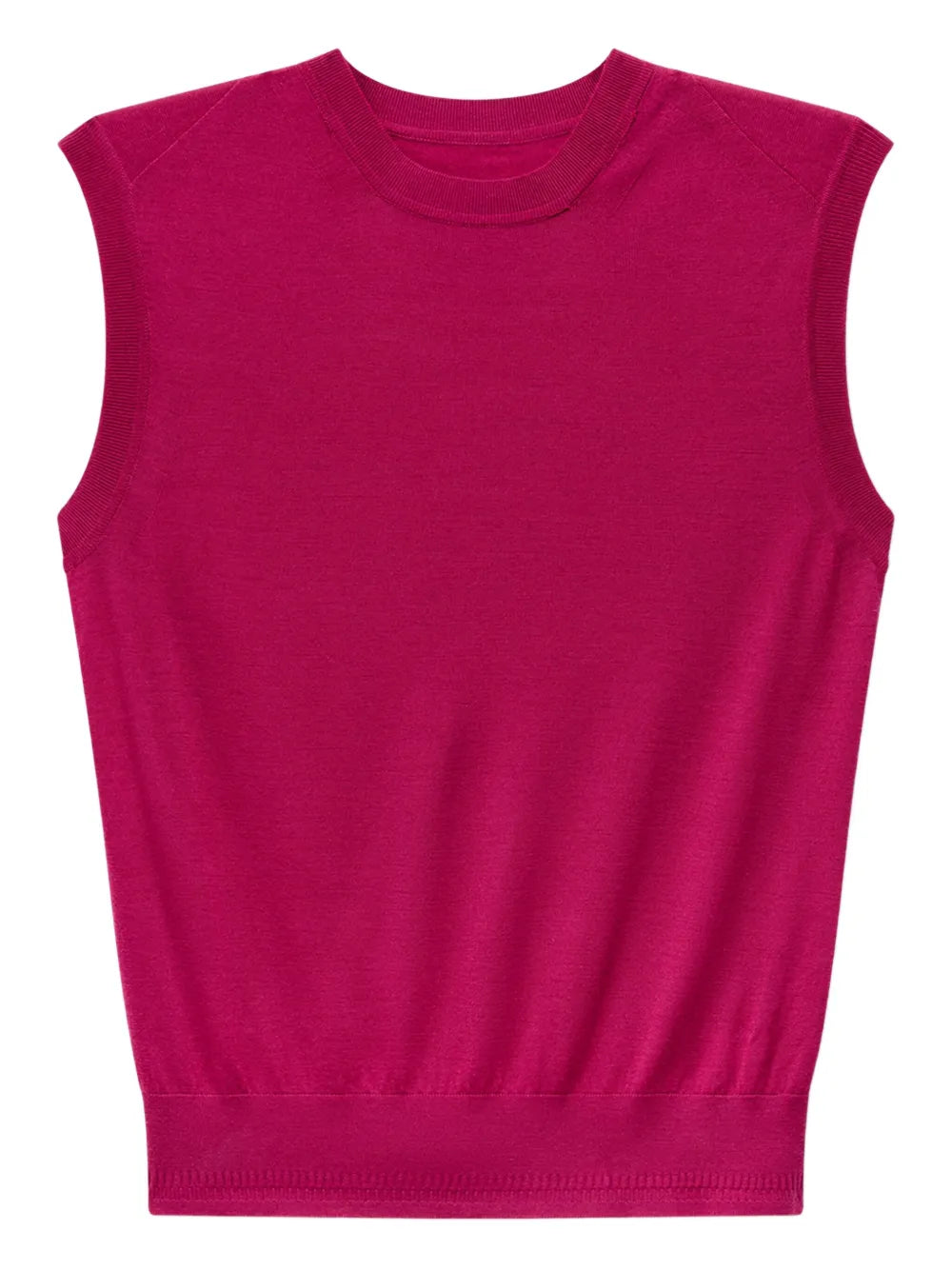 Fine-Knit Wool Top