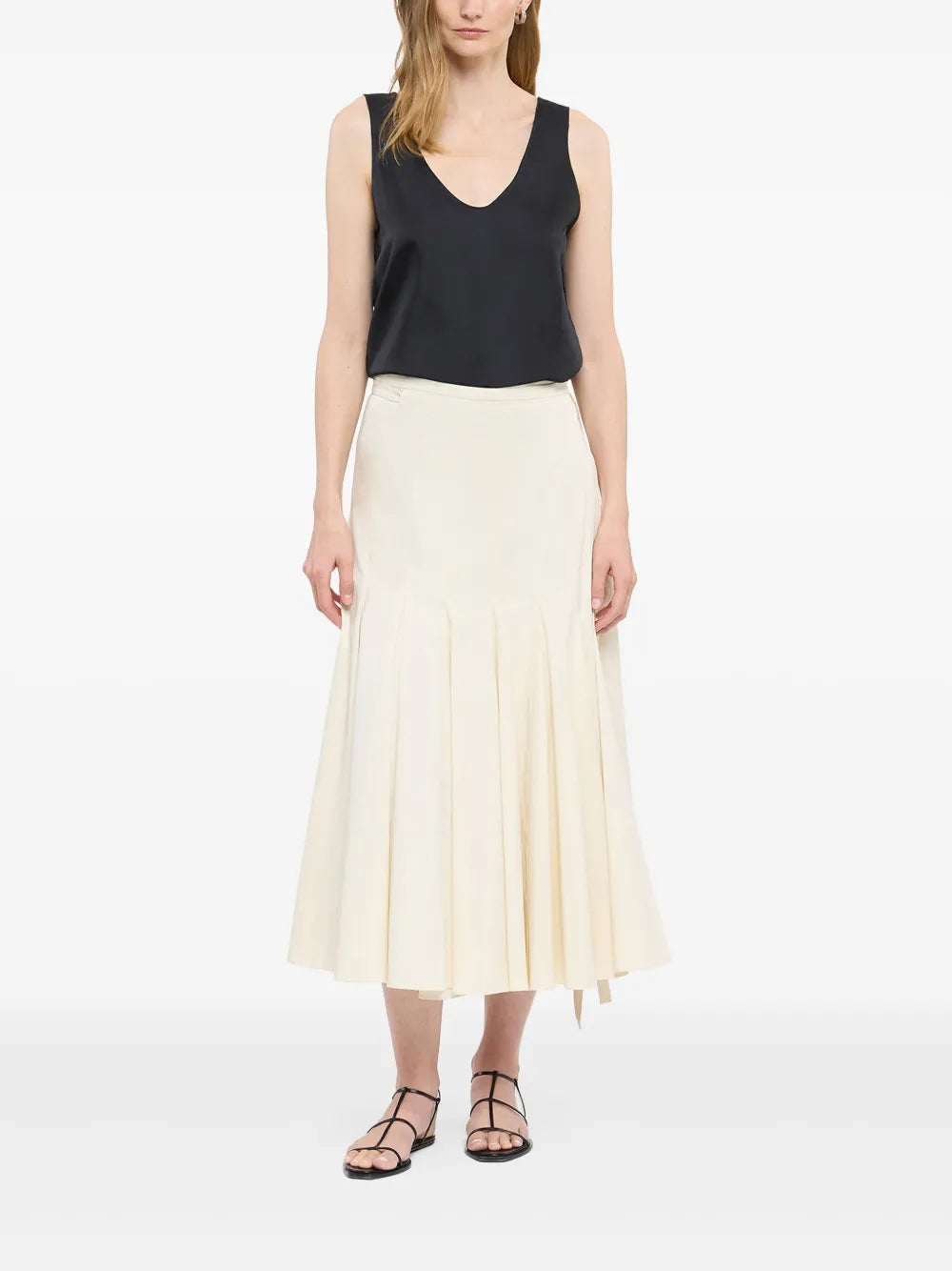 Panelled Wrap Skirt