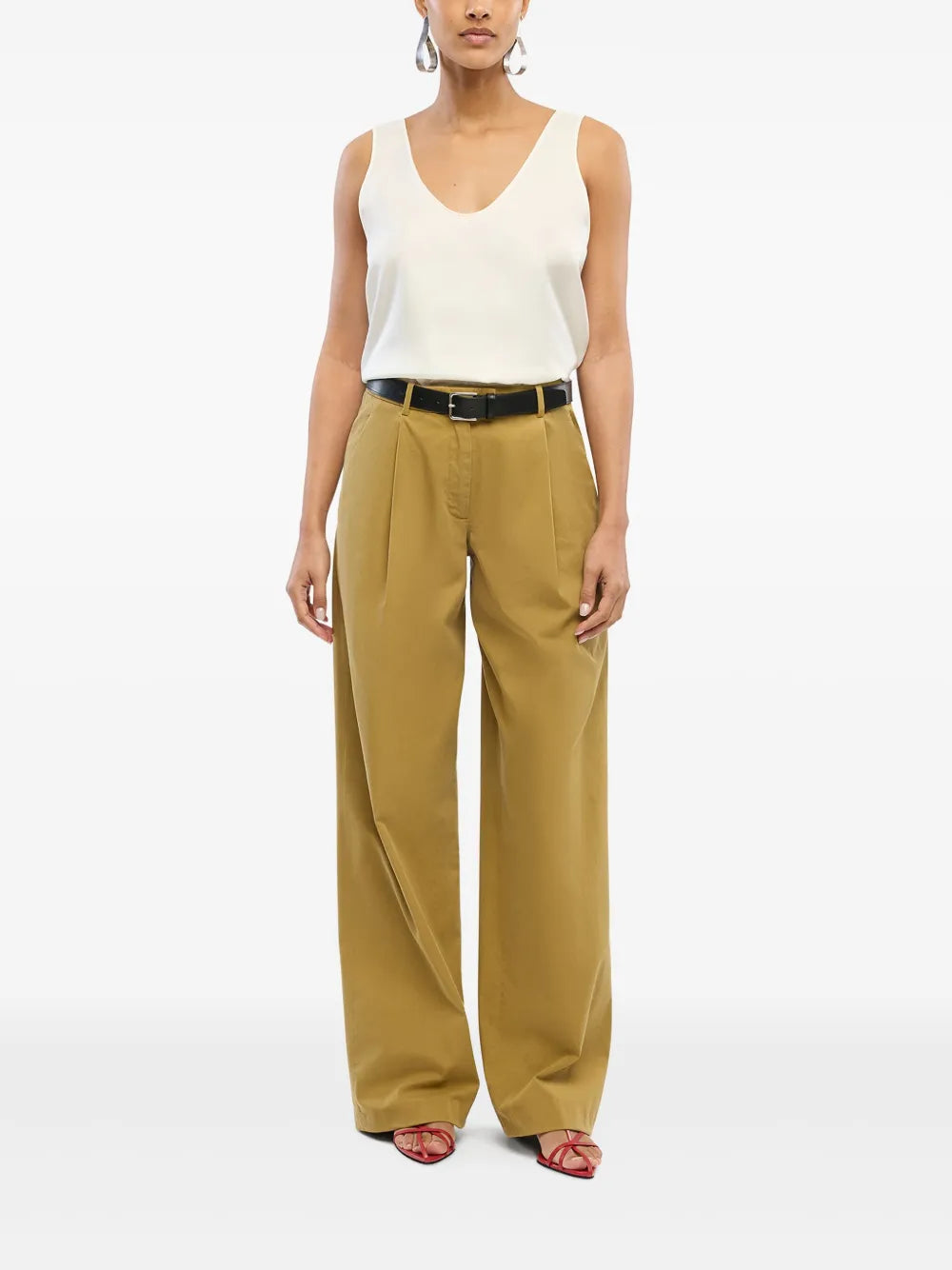 Pleat-Detailing Trousers