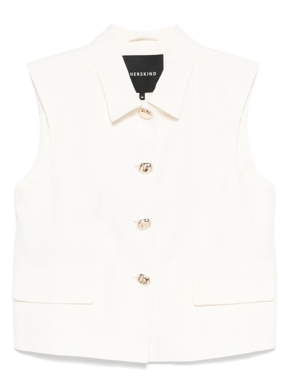 Dented-Buttons Waistcoat