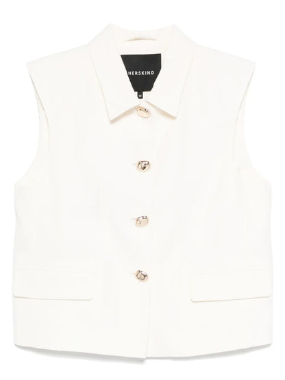 Dented-Buttons Waistcoat