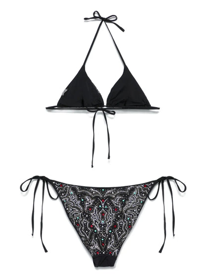 Crystal-Embellished Bikini