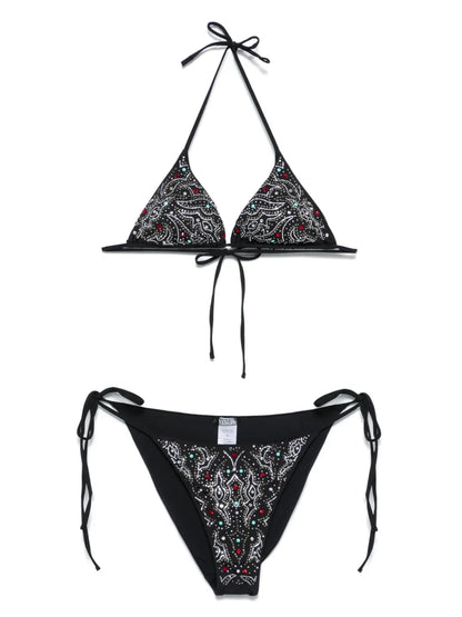 Crystal-Embellished Bikini