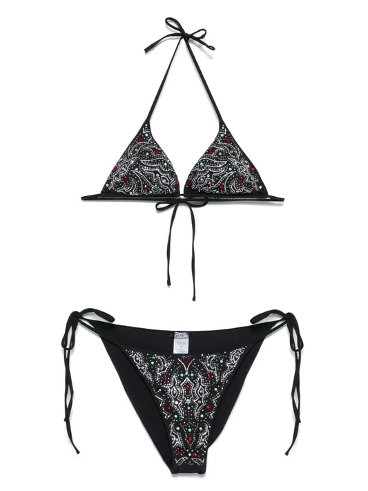 Crystal-Embellished Bikini