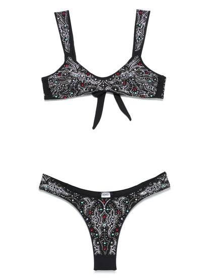 Crystal-Embellished Bikini