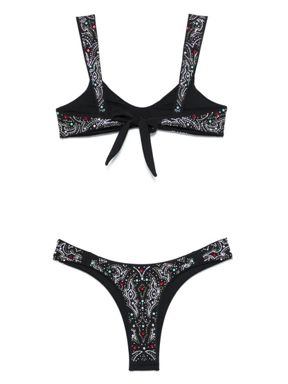 Crystal-Embellished Bikini