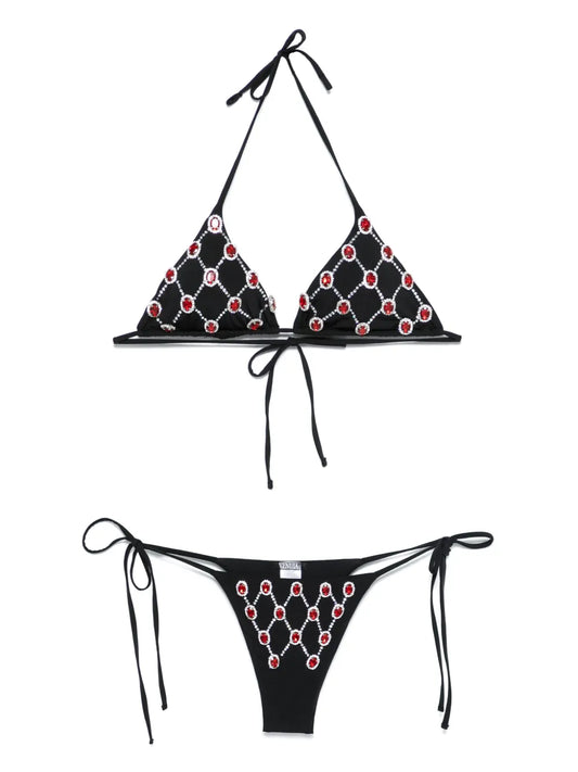Crystal-Embellished Bikini