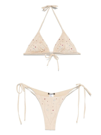 Stud-Embellished Bikini