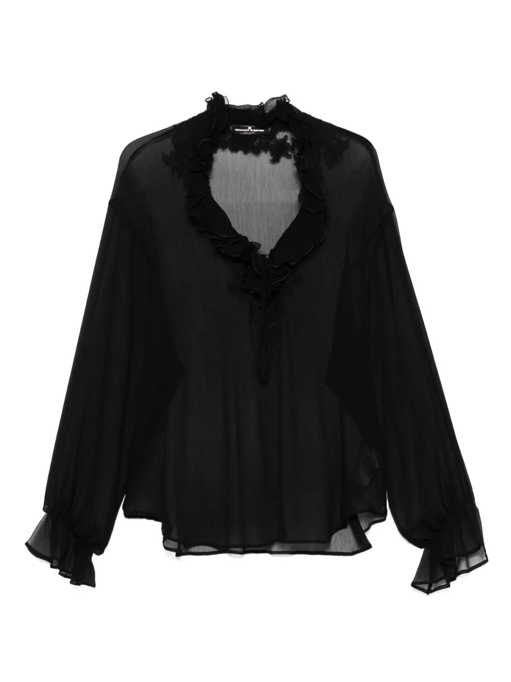 Semi-Sheer Blouse