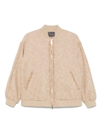 Tweed Bomber Jacket