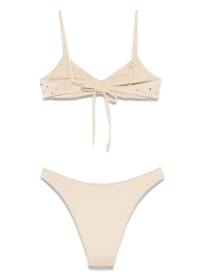 Stud-Embellished Bikini