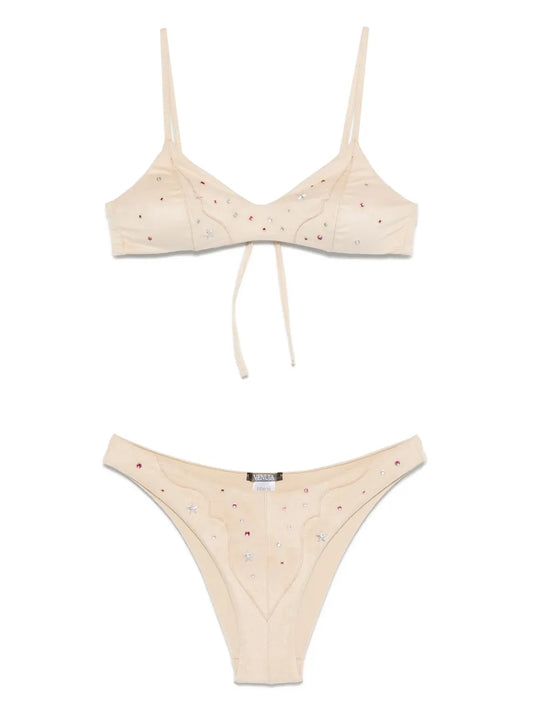 Stud-Embellished Bikini