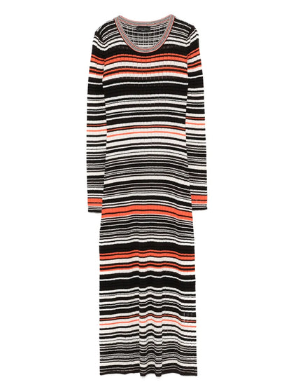 Striped Midi Dress