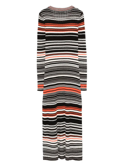 Striped Midi Dress