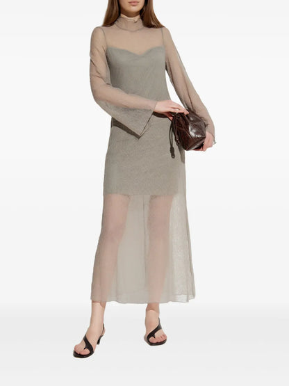 Semi-Sheer Dress