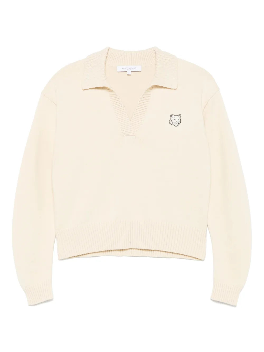 Bold Fox Head-Patch Sweater