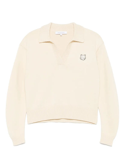 Bold Fox Head-Patch Sweater